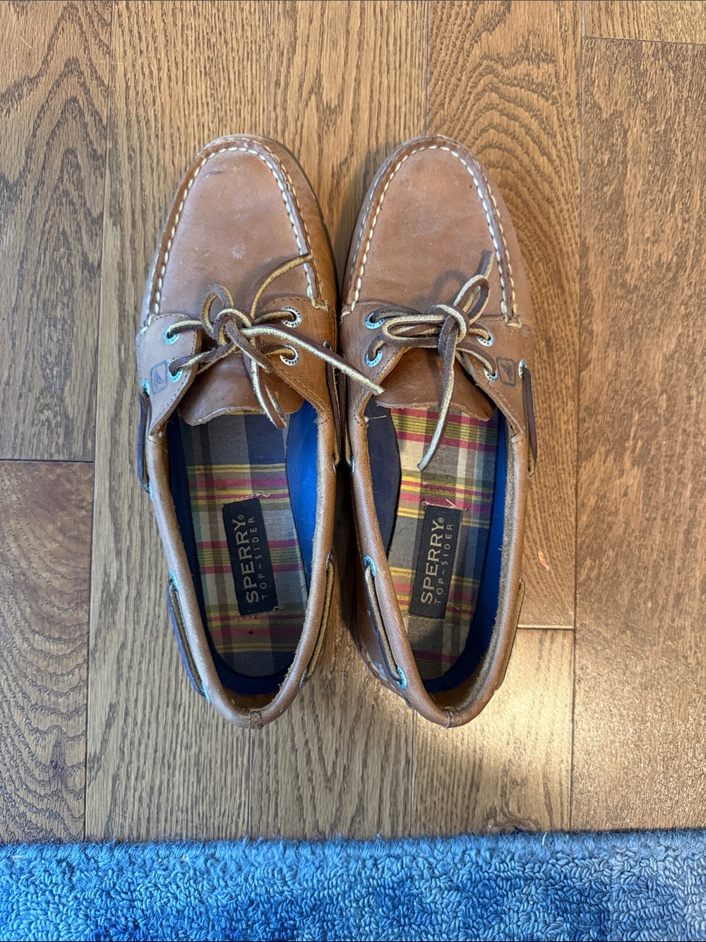 Sperry Tan Leather Moccasin-Style Boat Shoes